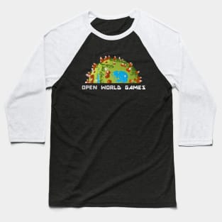 Open World Games Baseball T-Shirt